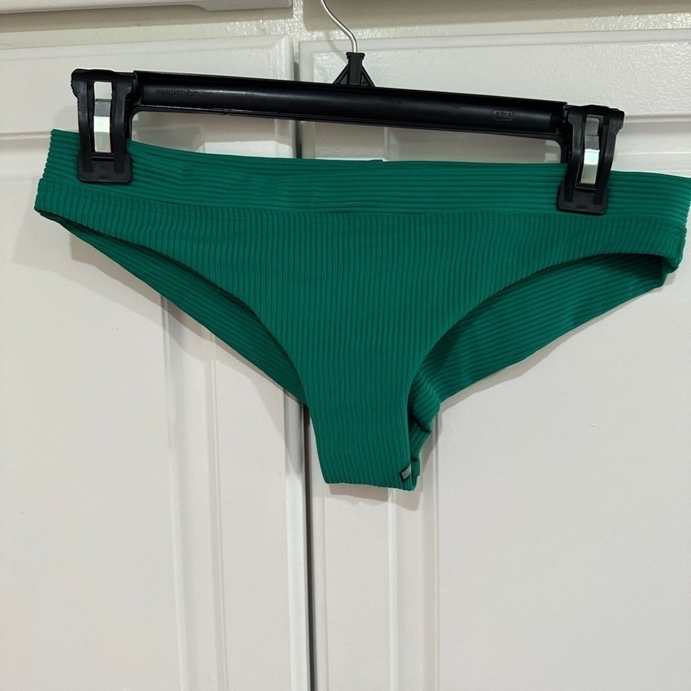 Frankie’s Bikinis Emerald Green Bikini Bottom Size M